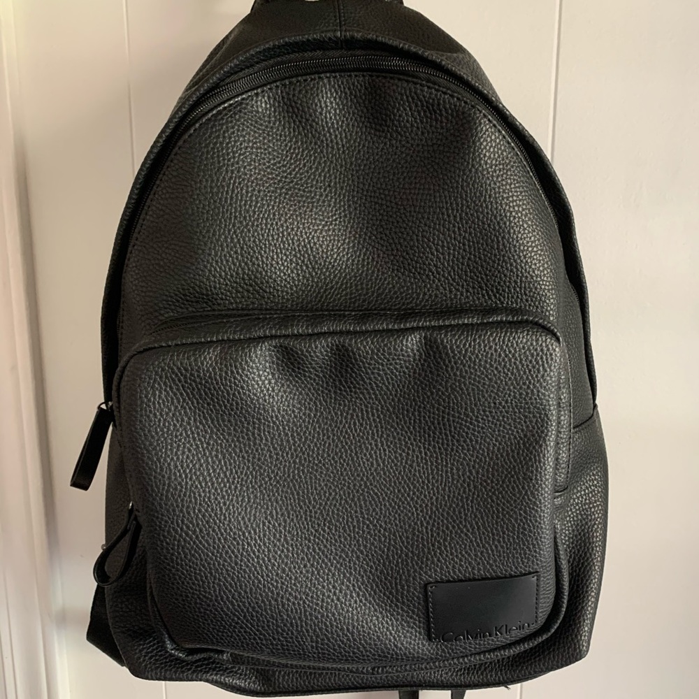 Calvin Klein Leather Backpack